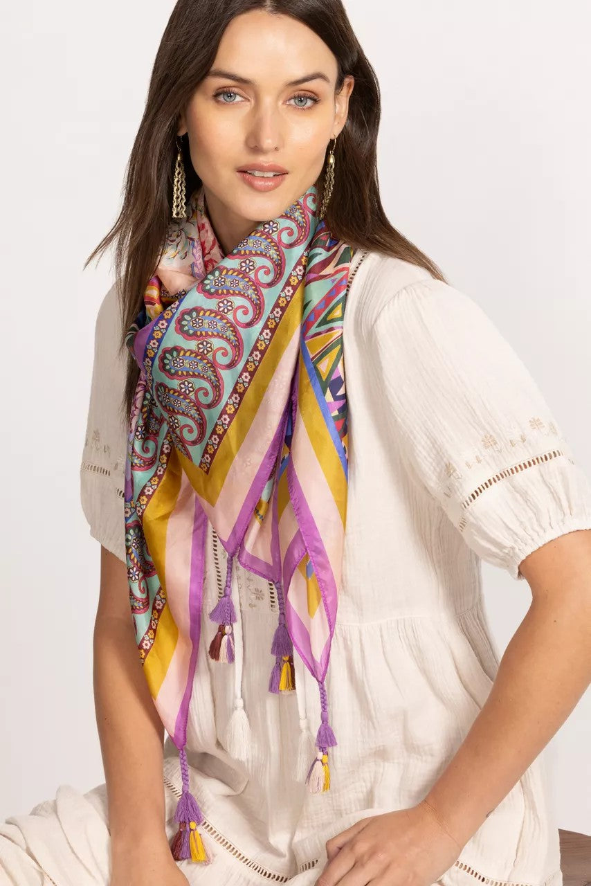 Johnny Was Women MAGALY SILK SCARF