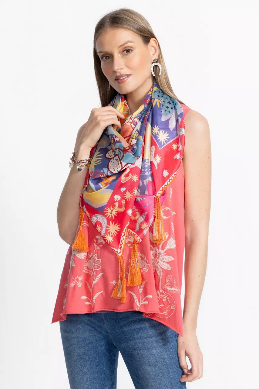 Johnny Was Women LIBERTY SILK SCARF