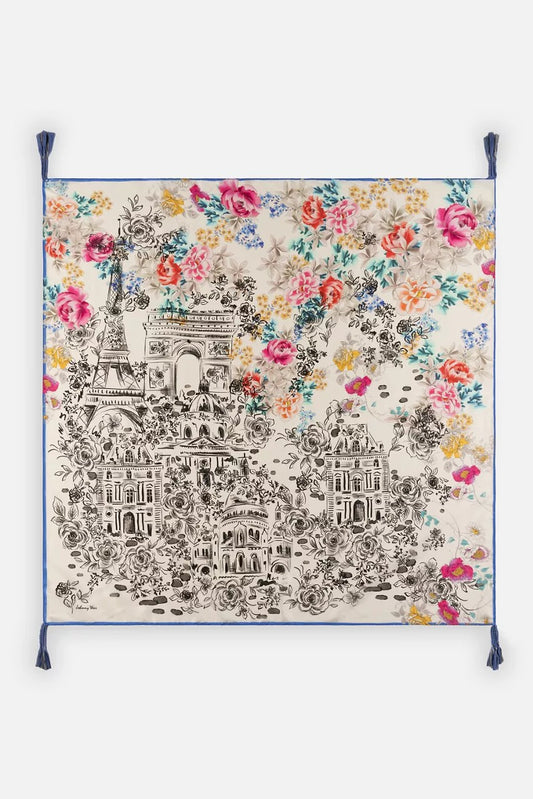 Johnny Was Women LAVILLE SILK SCARF