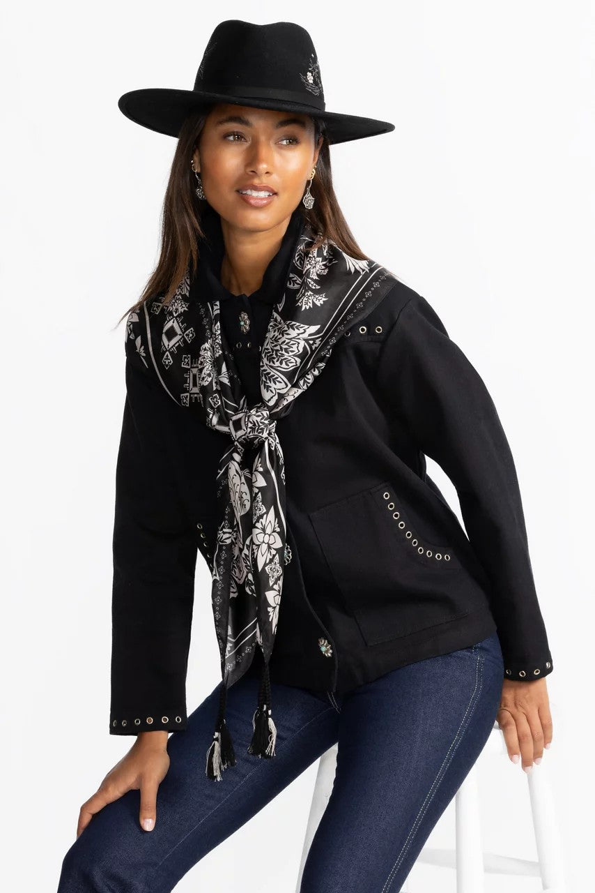 Johnny Was Women MYNA SILK SCARF