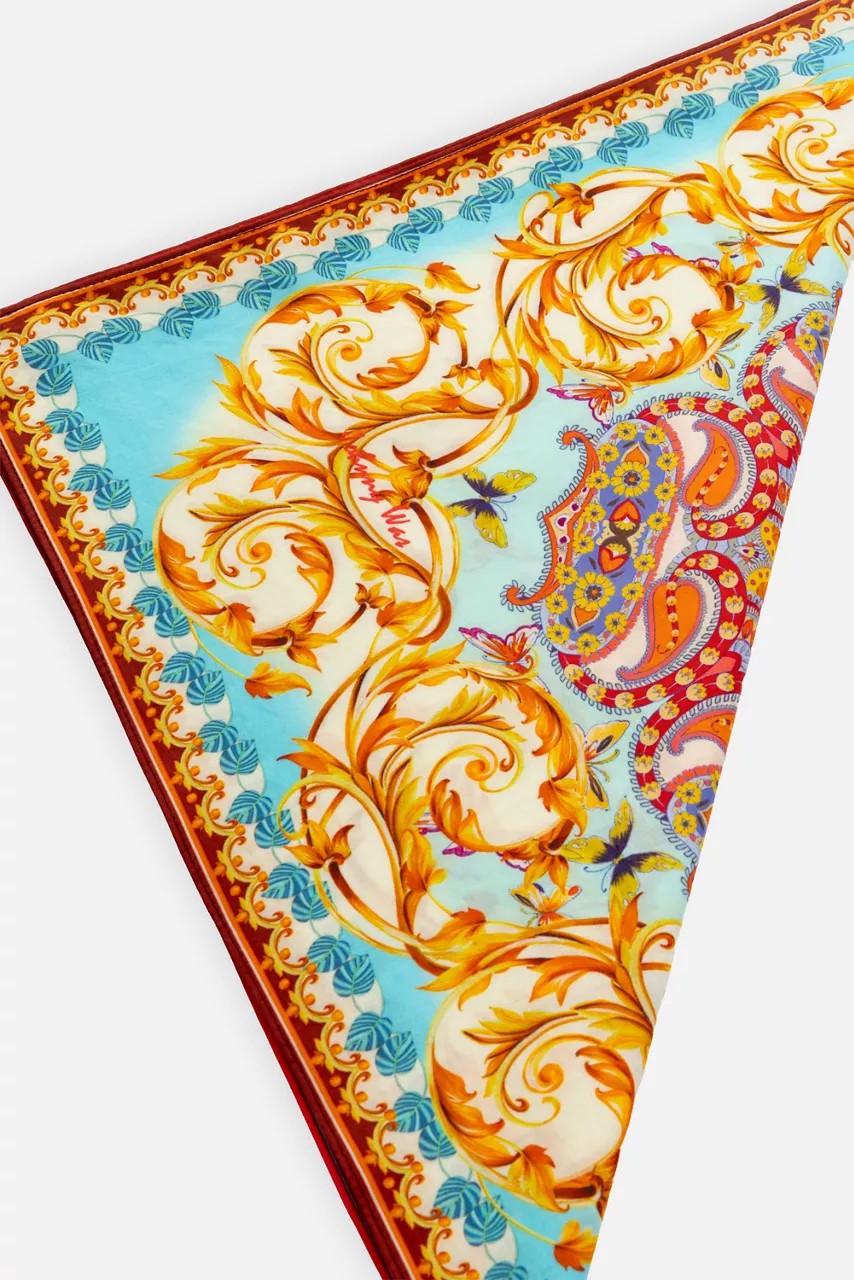 Johnny Was Women SCROLL HEAD SCARF