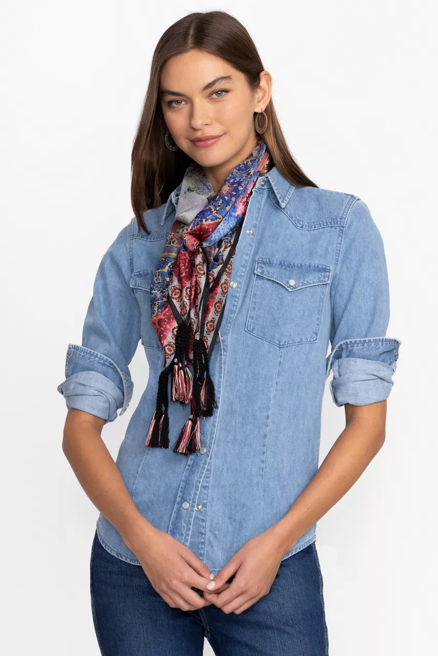 Johnny Was Women GRAND CANEL SILK SCARF