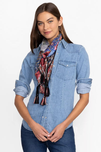 Johnny Was Women GRAND CANEL SILK SCARF