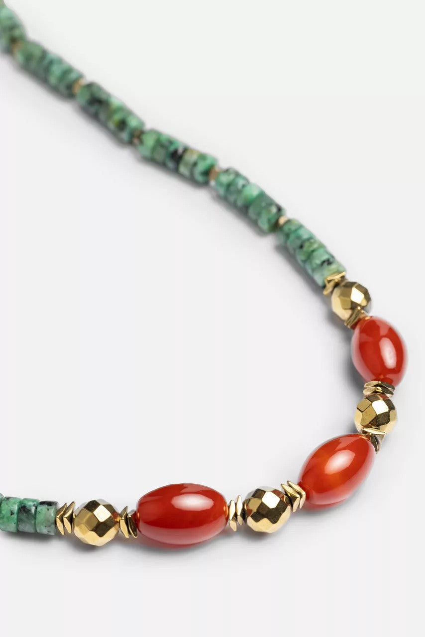 Johnny Was Women AWAY WE GO BEADED NECKLACE