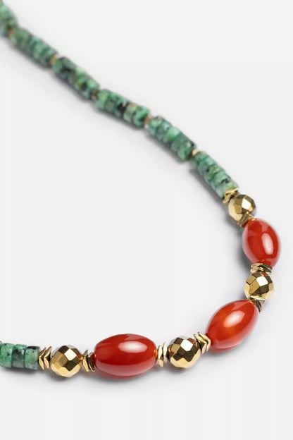 Johnny Was Women AWAY WE GO BEADED NECKLACE