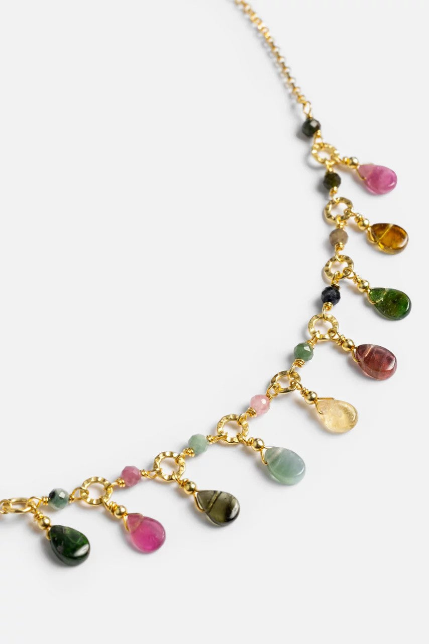 Johnny Was Women COLORFUL ARRAY WATERFALL NECKLACE