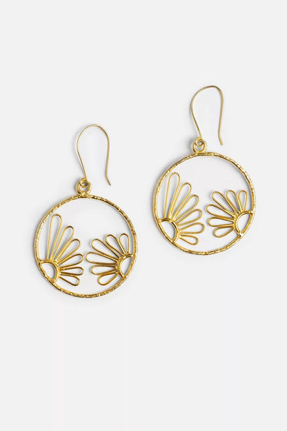 Johnny Was Women IN FOCUS FLOWER EARRINGS