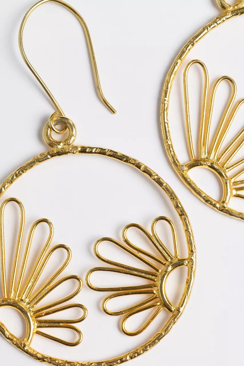 Johnny Was Women IN FOCUS FLOWER EARRINGS