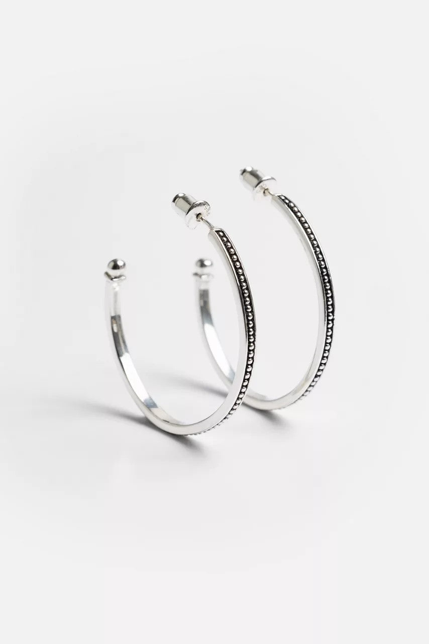 Johnny Was Women JAWAN CURVES HOOP EARRINGS