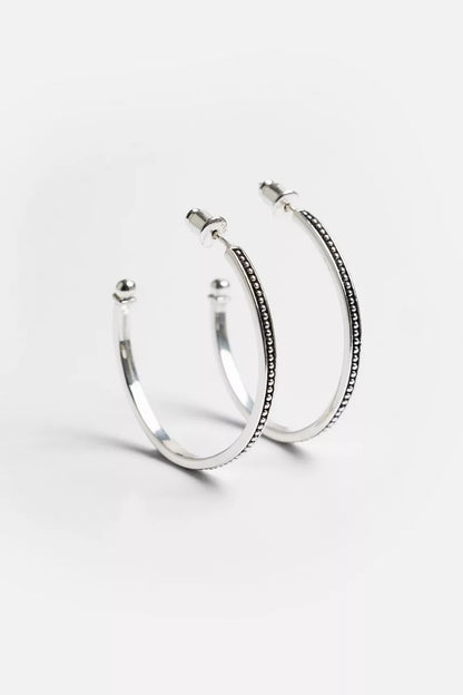 Johnny Was Women JAWAN CURVES HOOP EARRINGS