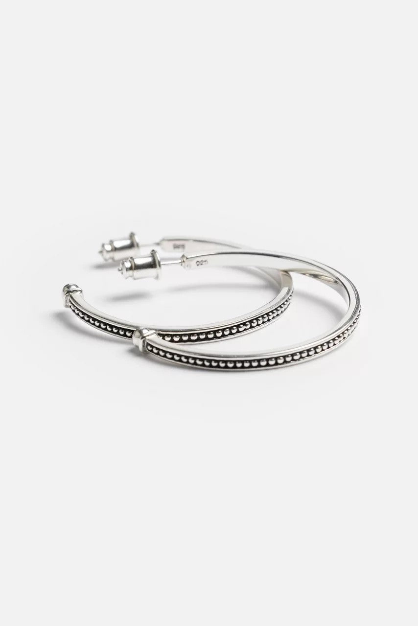 Johnny Was Women JAWAN CURVES HOOP EARRINGS