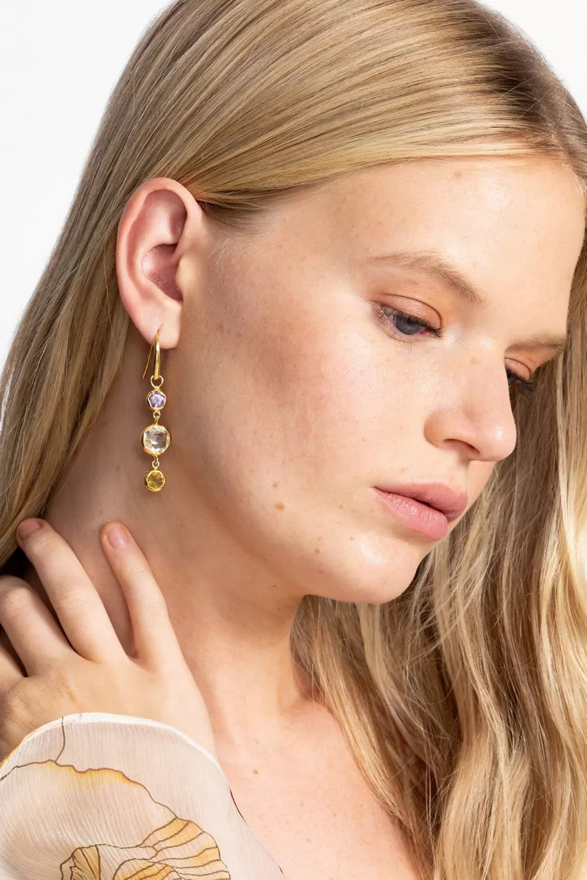 Johnny Was Women ENERGY AMULETS DANGLE EARRINGS
