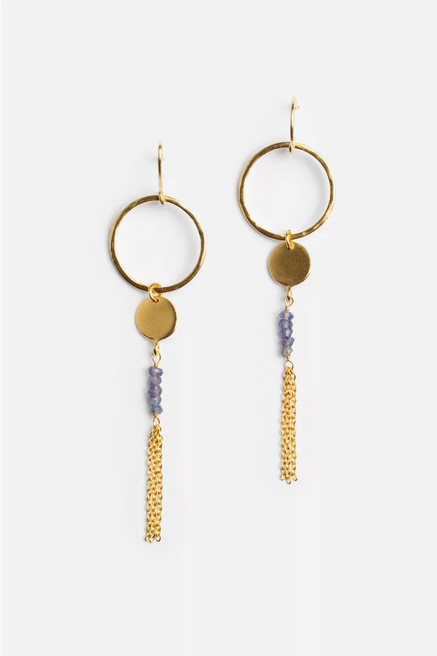 Johnny Was Women DREAMSCAPE IOLITE DANGLE EARRINGS