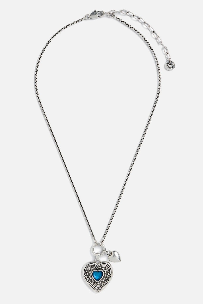 Johnny Was Women ANTIQUE HEART NECKLACE