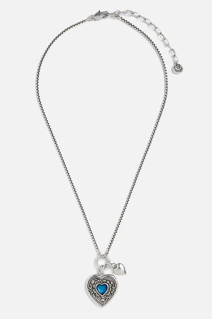 Johnny Was Women ANTIQUE HEART NECKLACE