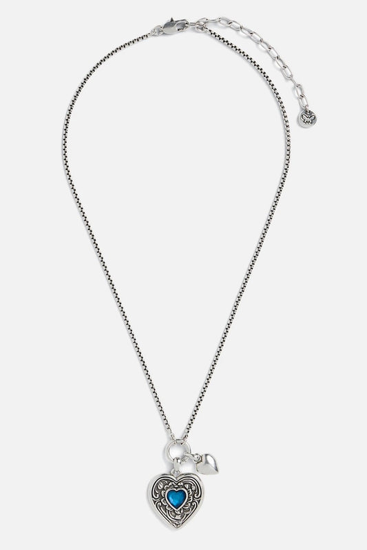 Johnny Was Women ANTIQUE HEART NECKLACE