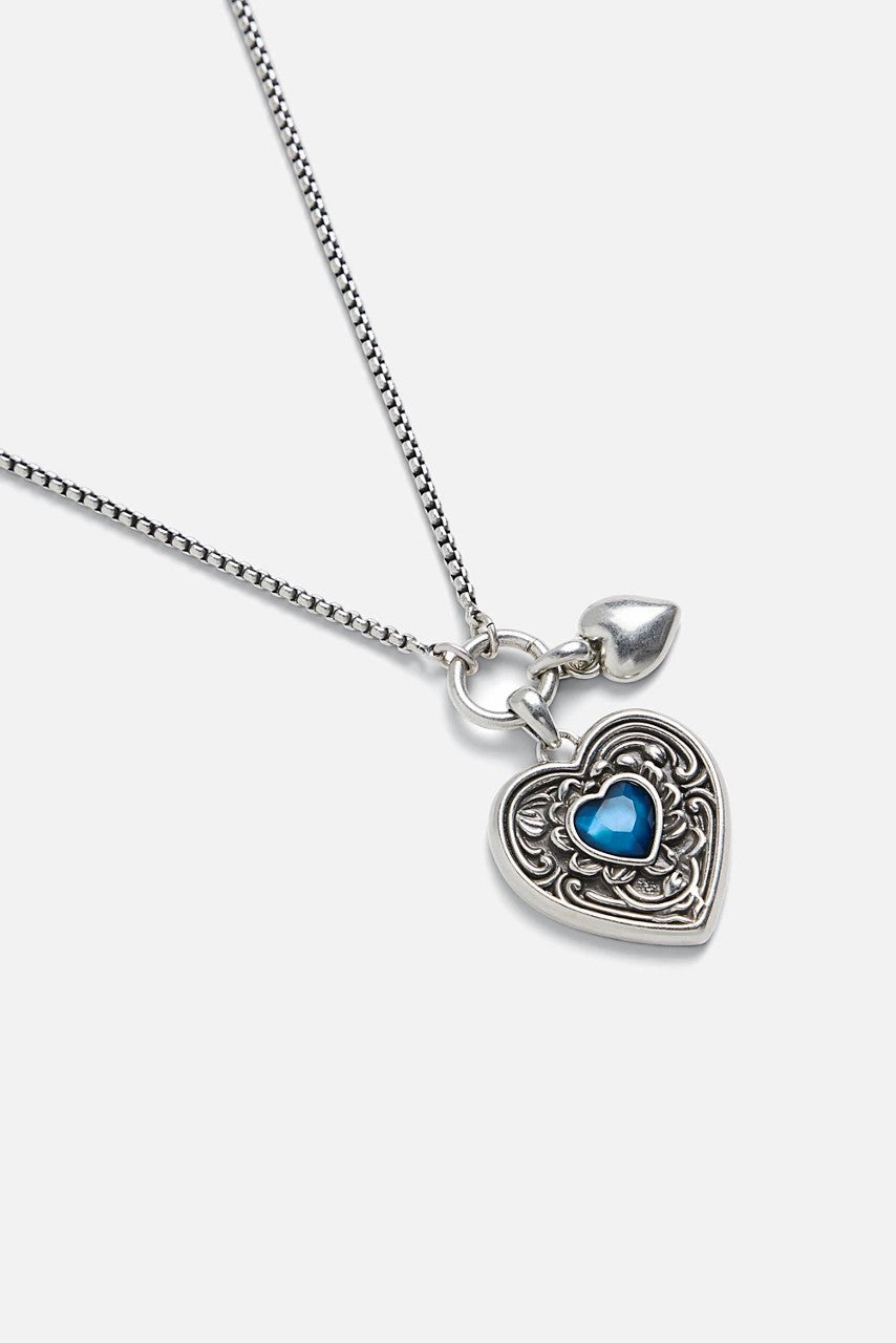 Johnny Was Women ANTIQUE HEART NECKLACE