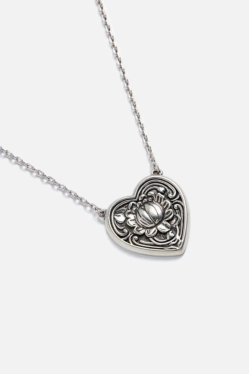 Johnny Was Women ANTIQUE HEART PENDANT NECKLACE