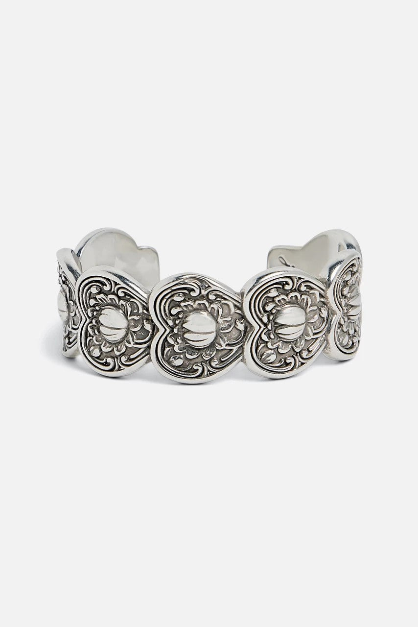 Johnny Was Women ANTIQUE HEART CUFF BRACELET