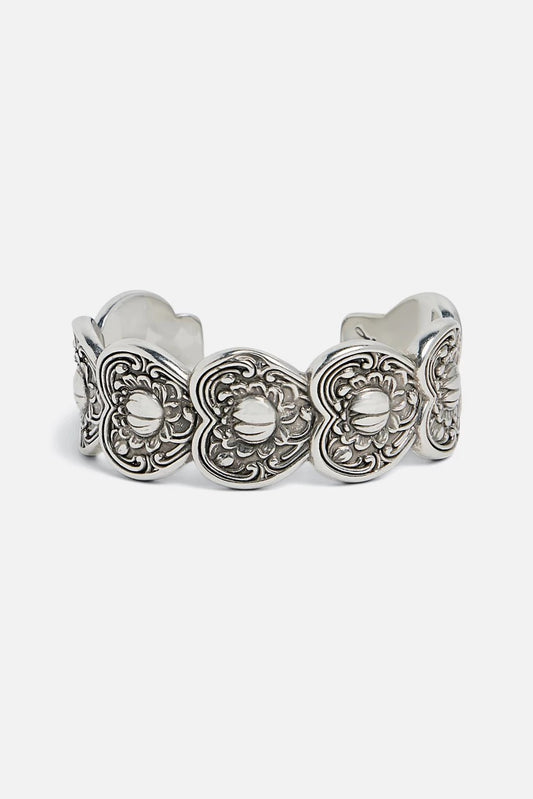 Johnny Was Women ANTIQUE HEART CUFF BRACELET