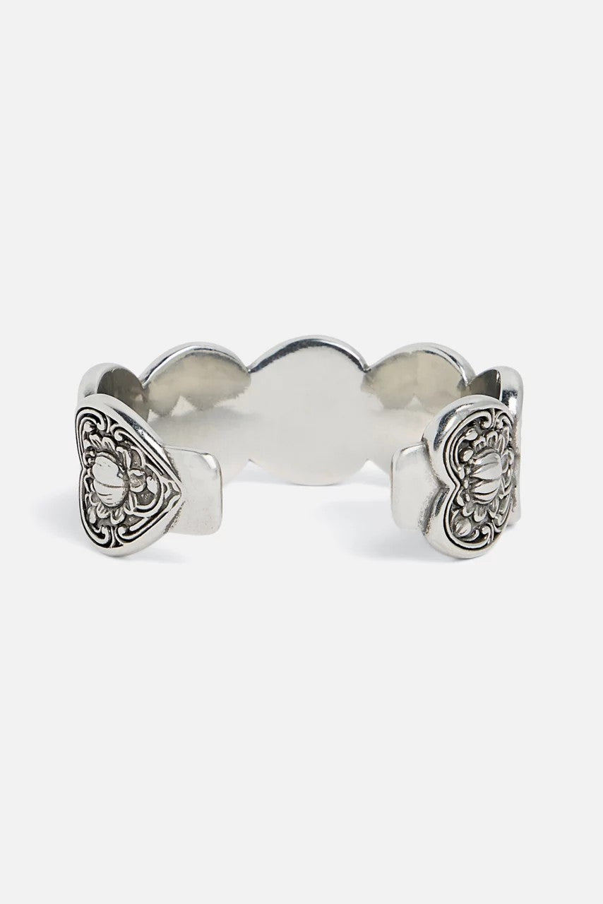 Johnny Was Women ANTIQUE HEART CUFF BRACELET