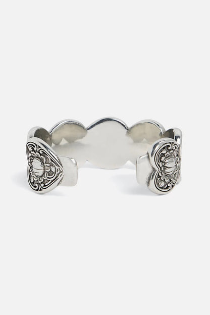Johnny Was Women ANTIQUE HEART CUFF BRACELET