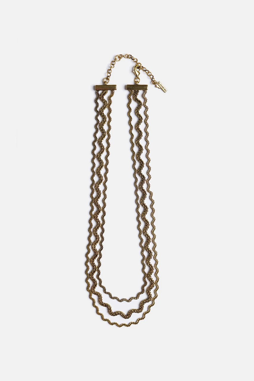 Johnny Was Women RIC RAC TRIPLE STRAND NECKLACE