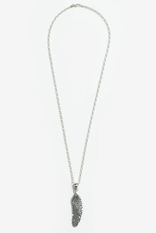 Johnny Was Women VIRTUOUS FEATHER NECKLACE