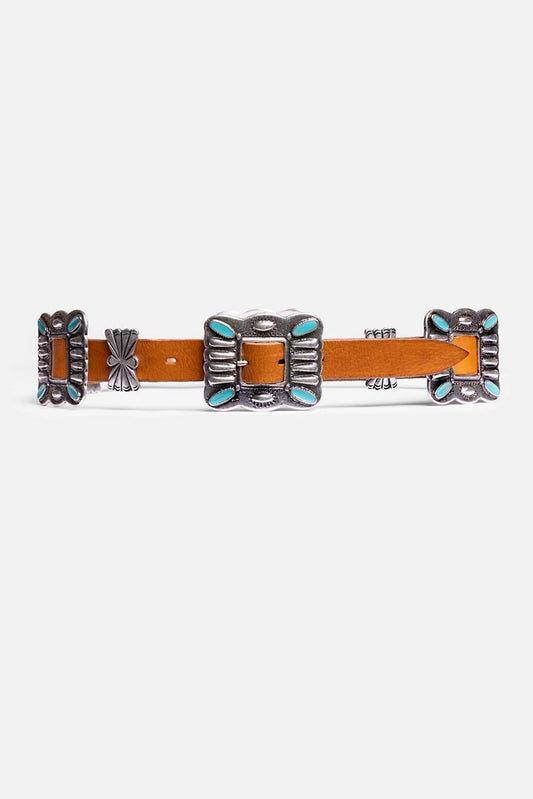 Johnny Was Women PIAZZA ITALIAN LEATHER CONCH BELT