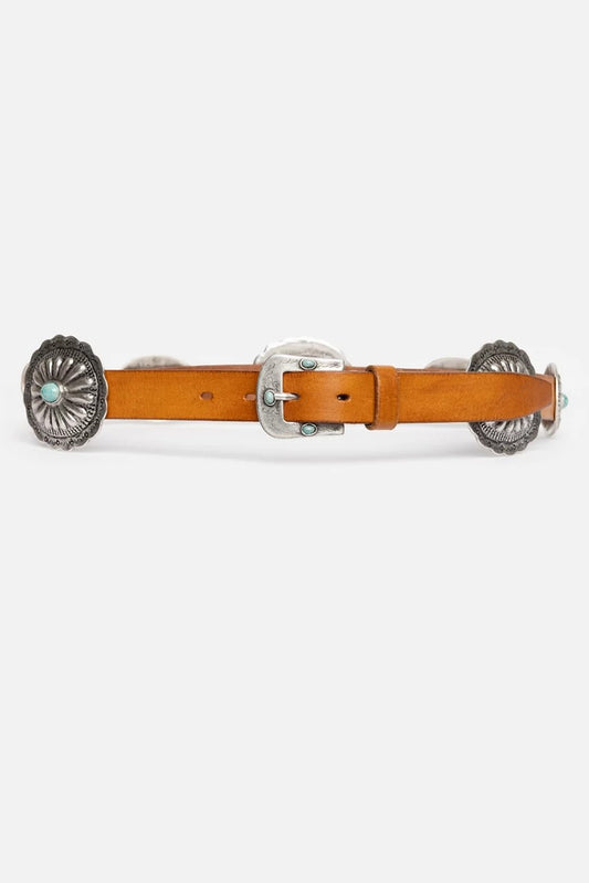 Johnny Was Women PETALO ITALIAN LEATHER CONCH BELT