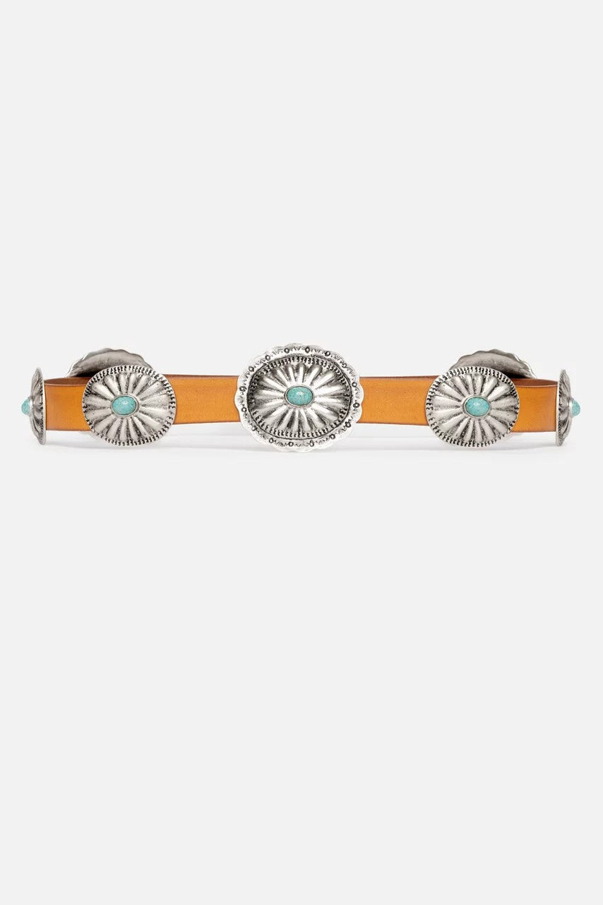 Johnny Was Women PETALO ITALIAN LEATHER CONCH BELT