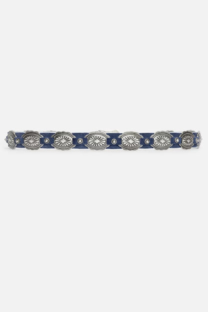 Johnny Was Women DENIM ITALIAN SUEDE CONCH BELT