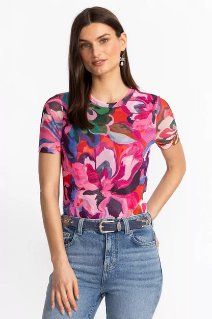 Johnny Was Women DENIM ITALIAN SUEDE CONCH BELT