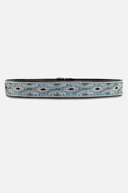 Johnny Was Women CUCIRE EMBROIDERED ITALIAN LEATHER BELT