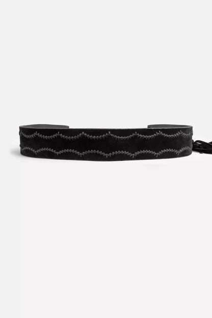 Johnny Was Women PETTINE ITALIAN SUEDE TASSEL BELT