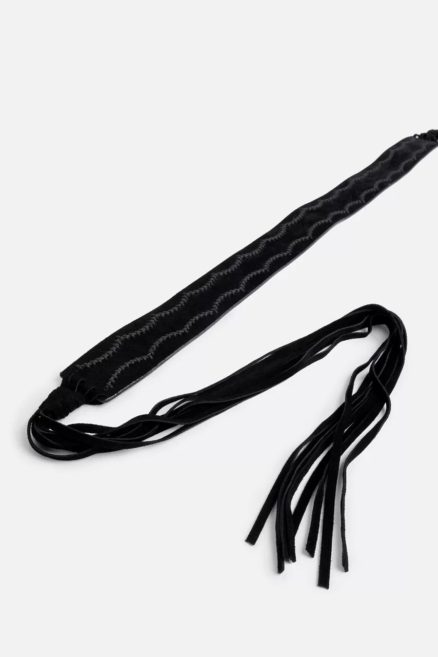Johnny Was Women PETTINE ITALIAN SUEDE TASSEL BELT