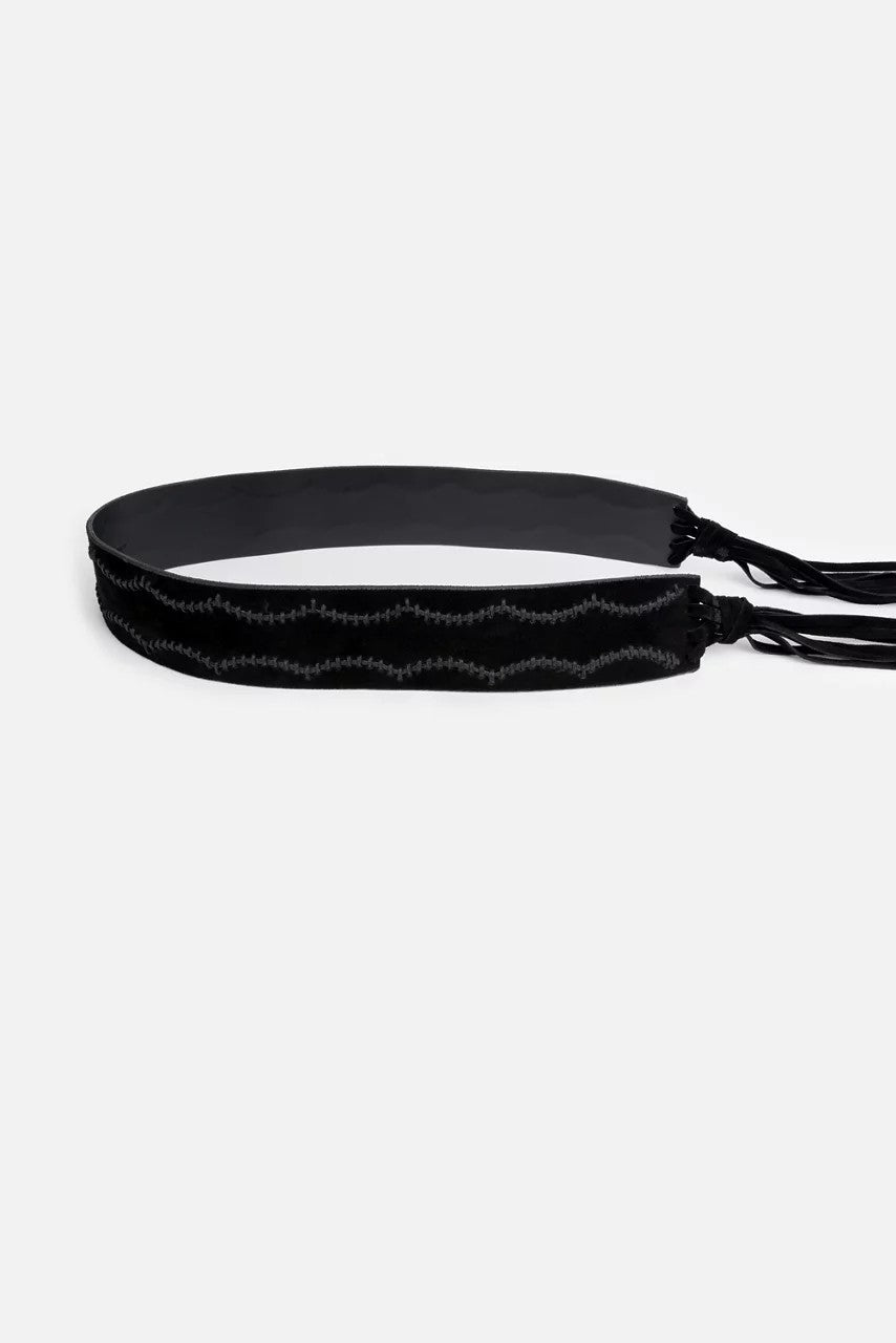 Johnny Was Women PETTINE ITALIAN SUEDE TASSEL BELT