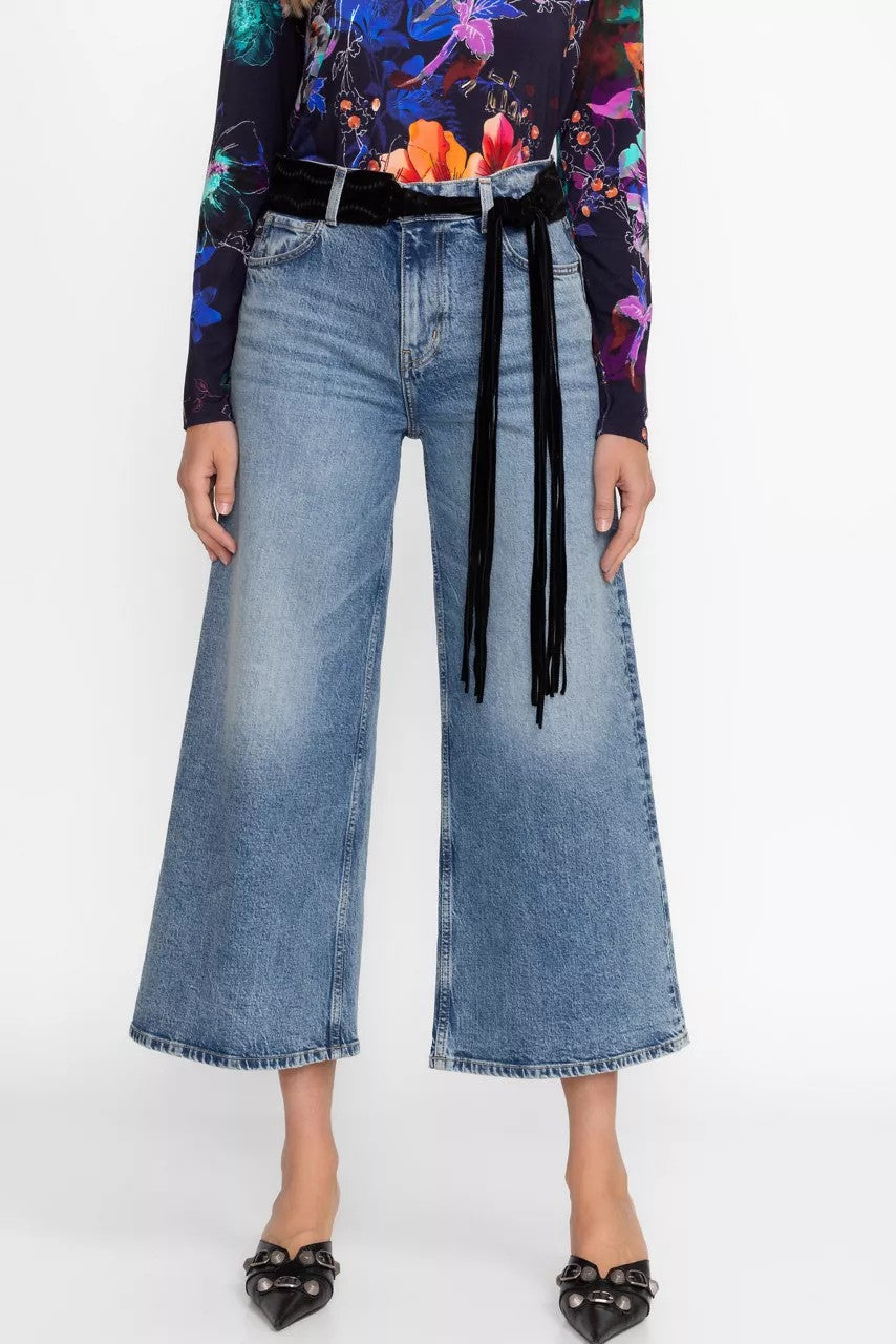 Johnny Was Women PETTINE ITALIAN SUEDE TASSEL BELT