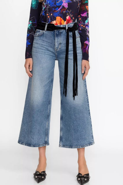 Johnny Was Women PETTINE ITALIAN SUEDE TASSEL BELT