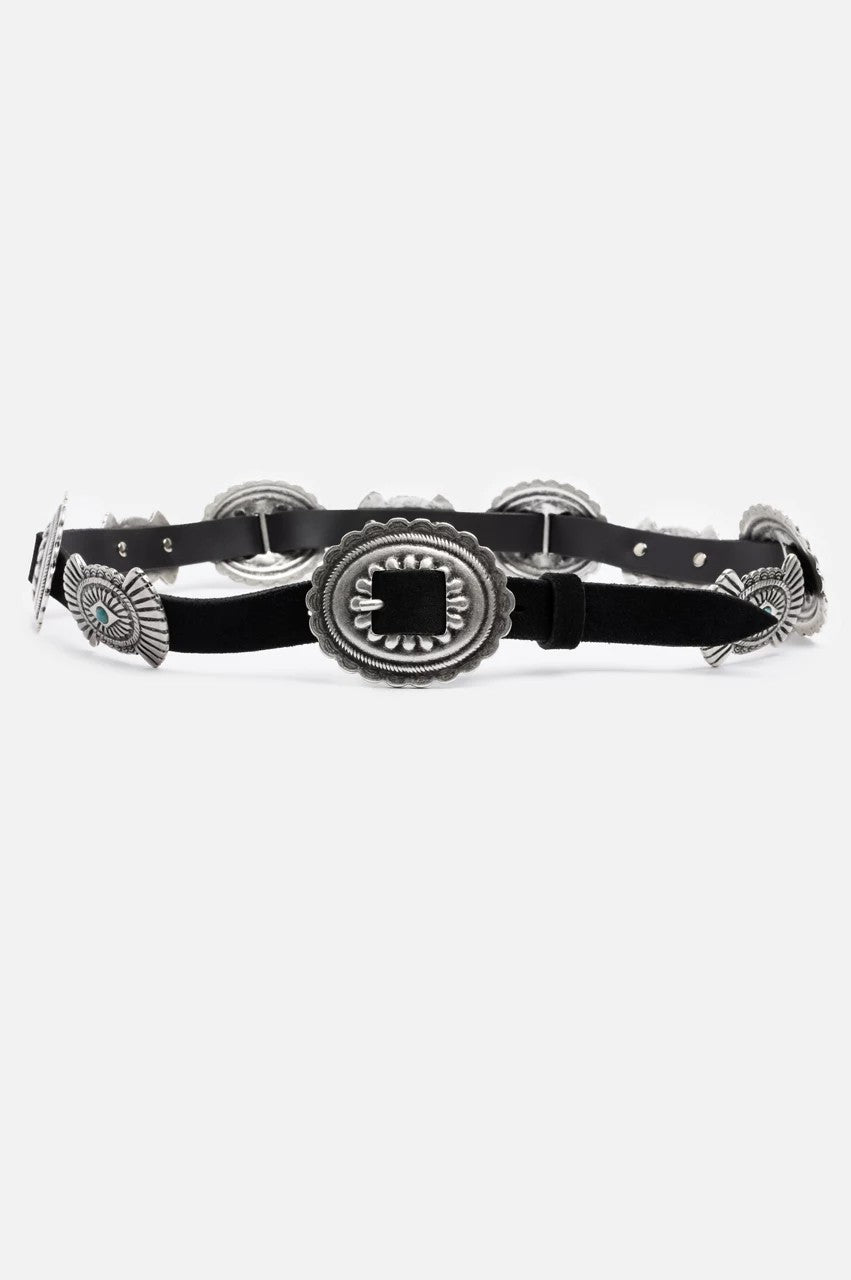 Johnny Was Women Sole Italian Leather Conch Belt