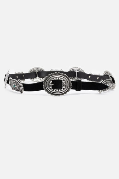 Johnny Was Women Sole Italian Leather Conch Belt