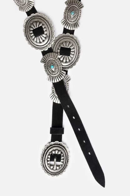Johnny Was Women Sole Italian Leather Conch Belt