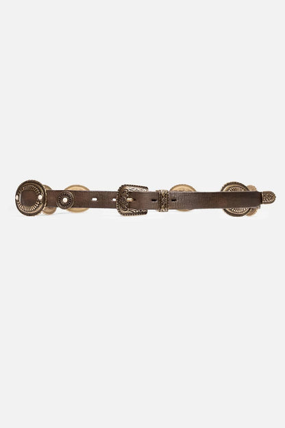 Johnny Was Women BOHEMIAN ITALIAN LEATHER CONCH BELT