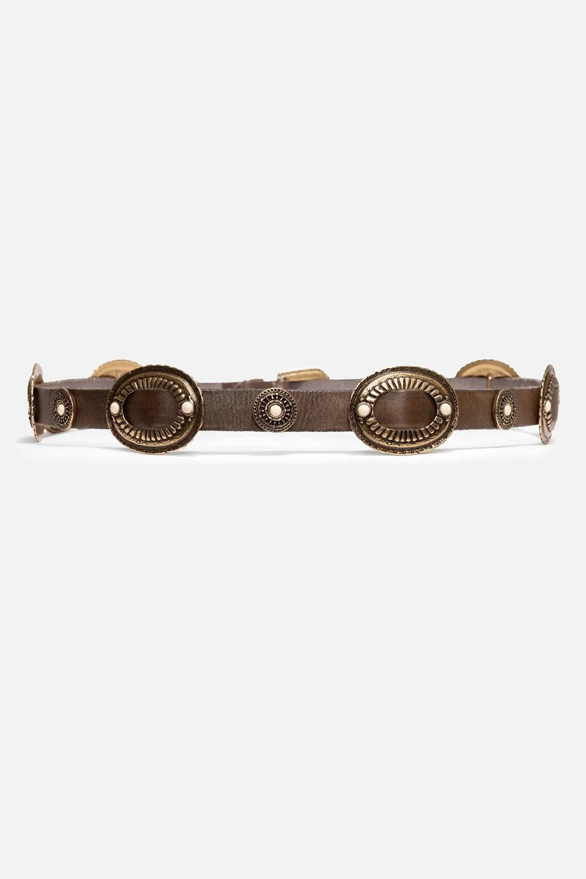 Johnny Was Women BOHEMIAN ITALIAN LEATHER CONCH BELT
