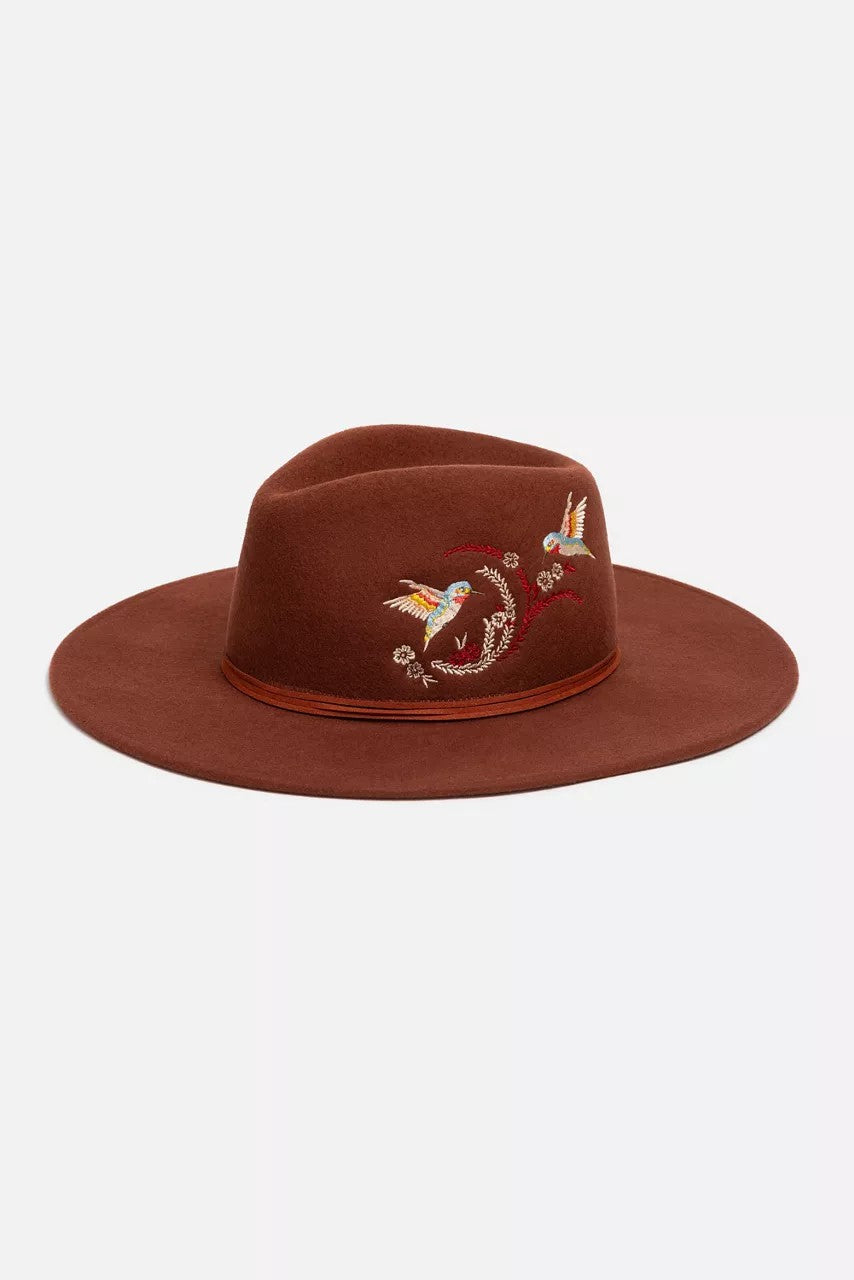 Johnny Was Women HUMMINGBIRD FEATHER HAT