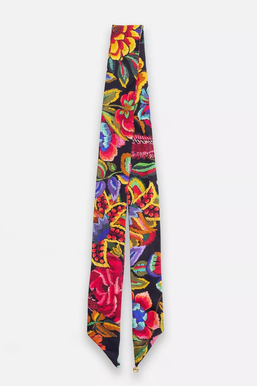 Johnny Was Women ANTIQUA FLOWER SILK SCARF