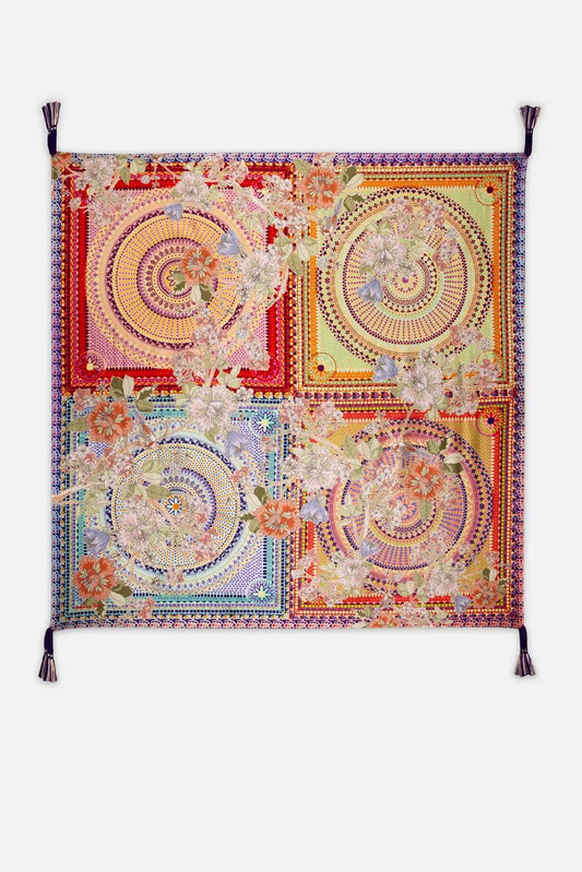 Johnny Was Women GARDEN MOSAIC SCARF
