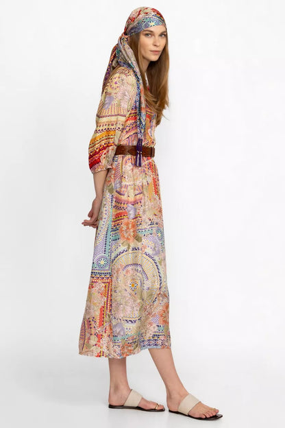 Johnny Was Women GARDEN MOSAIC SCARF