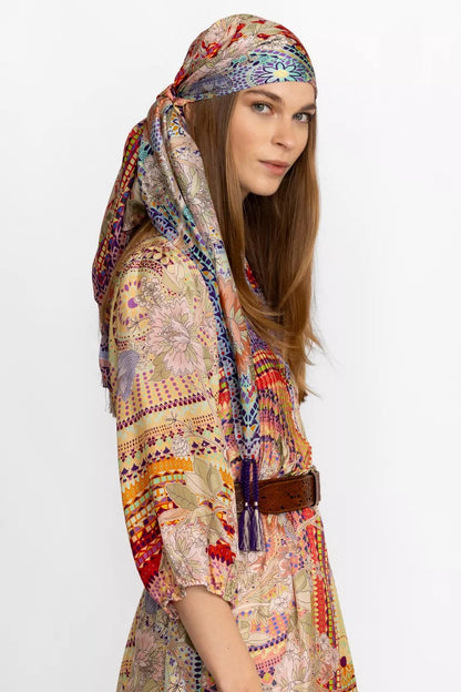 Johnny Was Women GARDEN MOSAIC SCARF