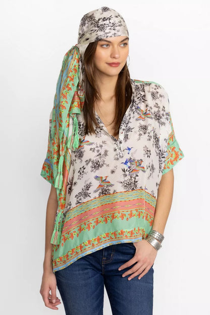 Johnny Was Women DREAMER GARDEN SCARF